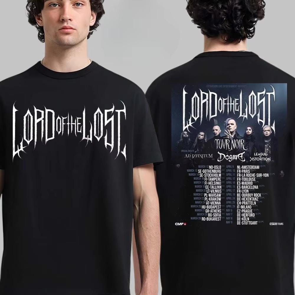 Lord Of The Lost Dark Winter Tour 2026 Graphic Tee Gothic Metal Streetwear Casual Unisex