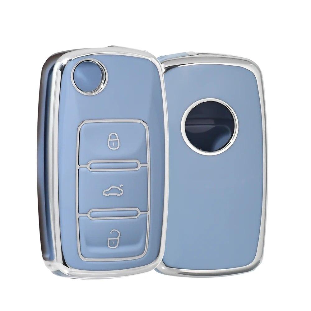 Чехол для ключей от автомобиля, брелок для ключей Volkswagen, рукава для ключей Langyi Sagitar Jetta Weiling Bora Tiguan VW, брелок для ключей от автомобиля