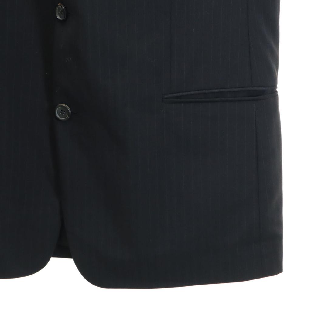 Hugo Boss Костюм в полоску, комплект 52 черный, мужской, б/у