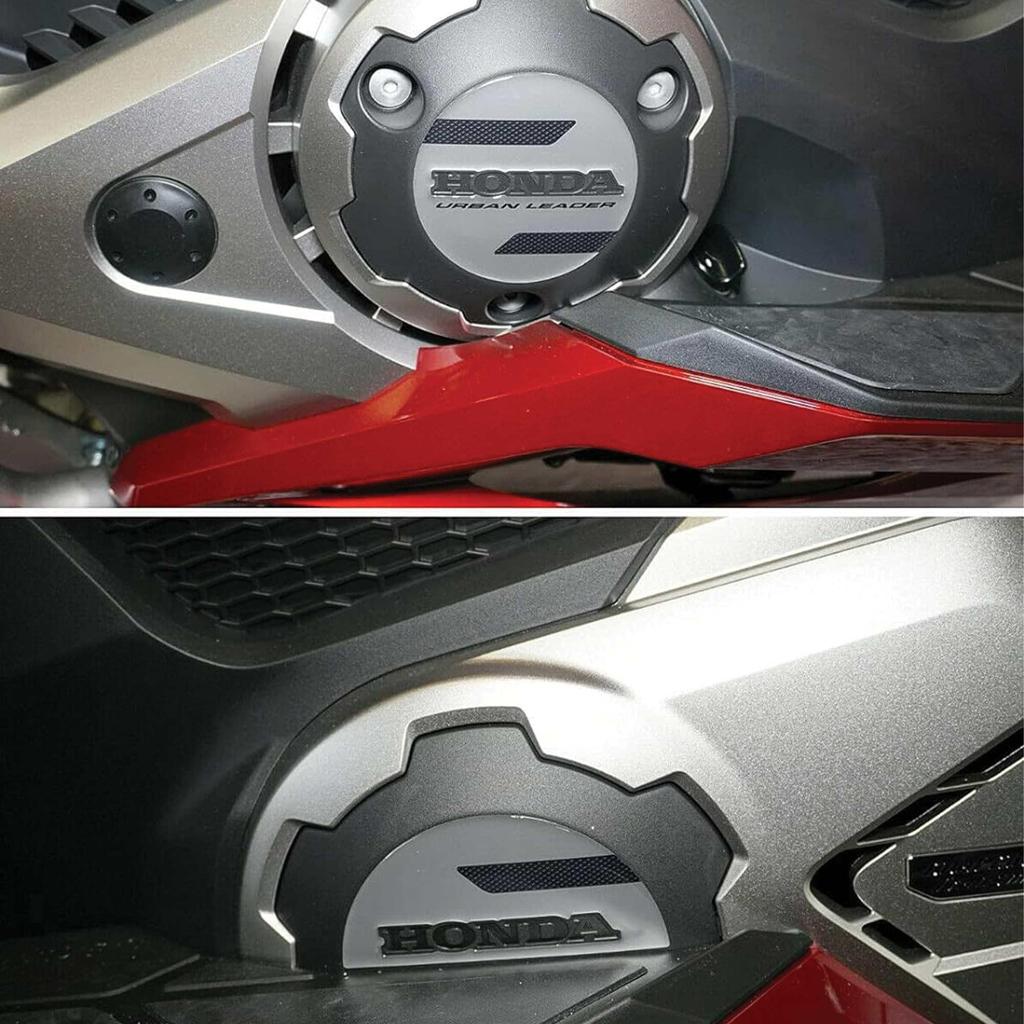 labelbike Совместимо с 2 3D наклейками из гелевой смолы для защиты картера скутера Honda Forza 750