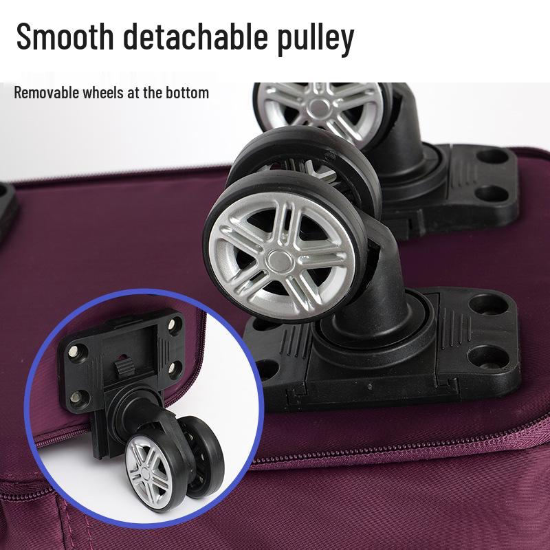 Expandable Wheeled Travel Bag for Business Trips and Short Commutes