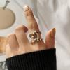 Irregular Geometric Opening Ring Cold Wind Personality Ring Fashion Neutral Trend Punk Style Ring
