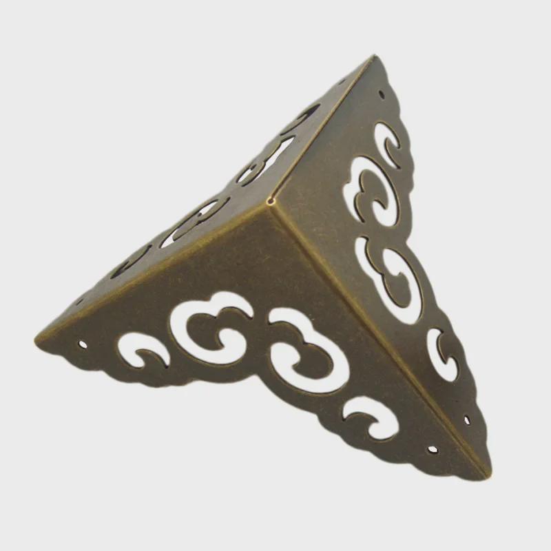 Chengyu 5 см антикварные китайские латунные защитные уголки для деревянных ящиков