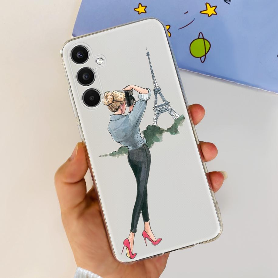 Silicone Case For Samsung Galaxy A14 A34 A54 5G Cover New Fashion Slim Soft Bumper For Samsung A34 5G SM-A346B A 34 Phone Fundas