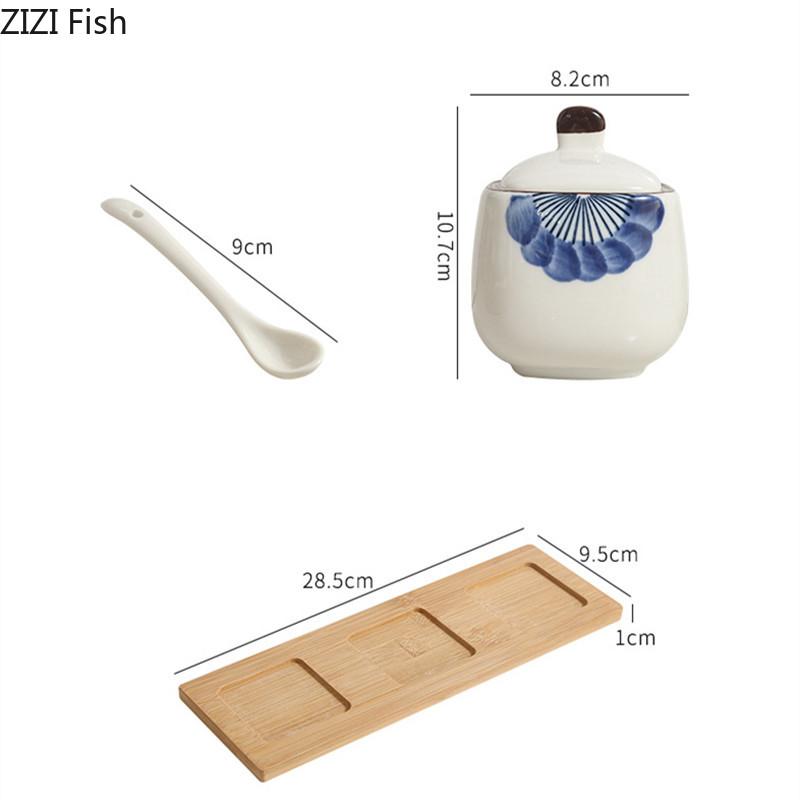 Набор банок для специй Nordic Kitchen, креативная керамическая банка для хранения приправ, влагостойкая, органайзер для соли и перца, домашние инструменты для приправ