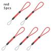 5Pcs Anti-lost Phone Lanyard Short Braid Necklace Wrist Strap U Disk Lanyard Bottle Lanyard Adjustable Key Lanyard Holders