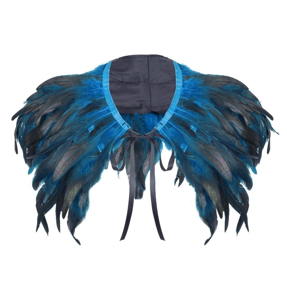 Adjustable Feather Shrug Shawl Luxury Shoulder Fake Collar Fashion Feather Shawl Prom