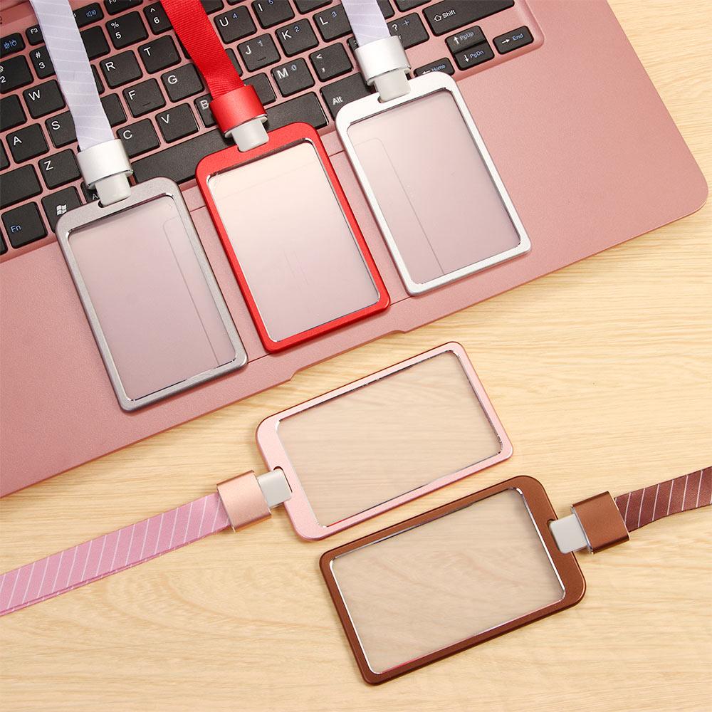 Обложка для пропуска со шнурками, школьные и офисные принадлежности, держатель для бейджа, чехол для ID-карты, держатель для кредитных карт