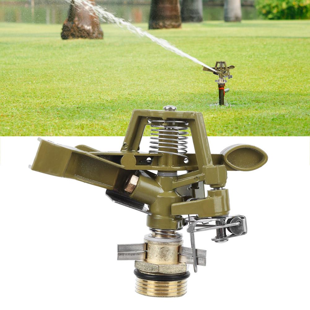 G3/4in Male Thread 360 Degree Rotating Sprinkler Sprayer Nozzle for Garden Lawn Irrigation