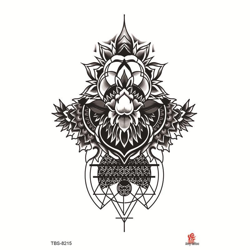 Водонепроницаемый набор тату-наклеек на всю руку с тотемными символами