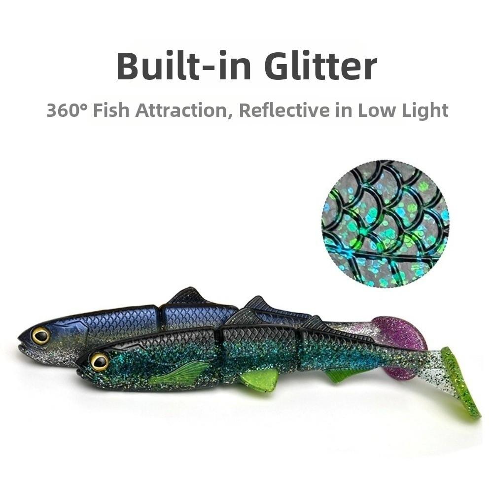 16cm/20cm Jointed Fishing Lures 3-Segment Pike Fishing Lures For Pike Perch Fishing