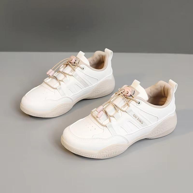 Fashion New Breathable White White Shoes for Women 2025 Spring Autumn Height Increase Casual Sneakers Korean All-match Board Shoes Mujer