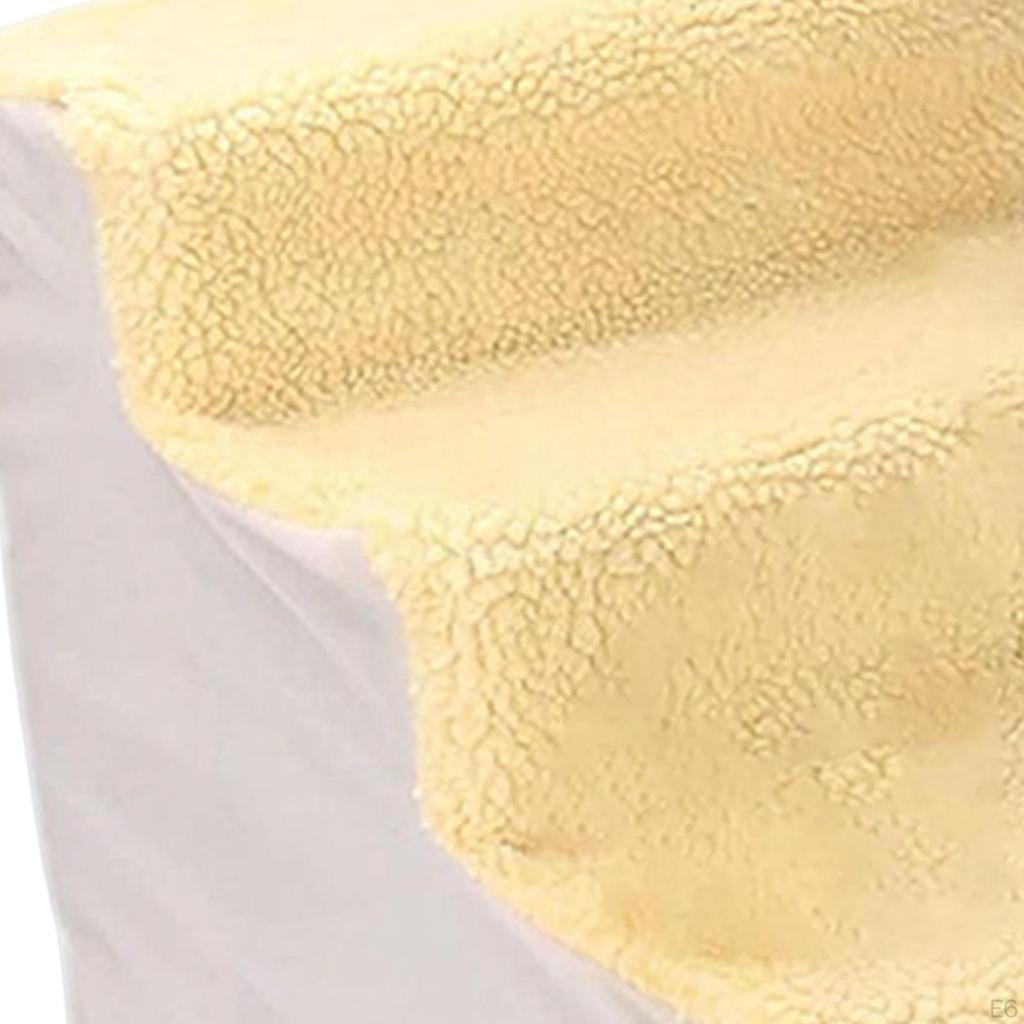 Лестница-пандус для собак, Альпинистская, Мягкое покрытие, Удобная съемная лестница, Моющаяся ступенька для питомца