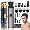 Electric Shavers & Trimmers Waterproof IPX6 USB Wireless Hair Cutter Barbershop Tools Hair Trimmer Beard Shaver Body Men's Grooming Set