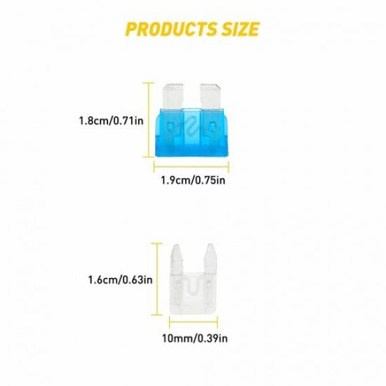 220Pcs Car Blade Fuse Assortment Kit Assorted Set For Auto Truck Automotive EOA