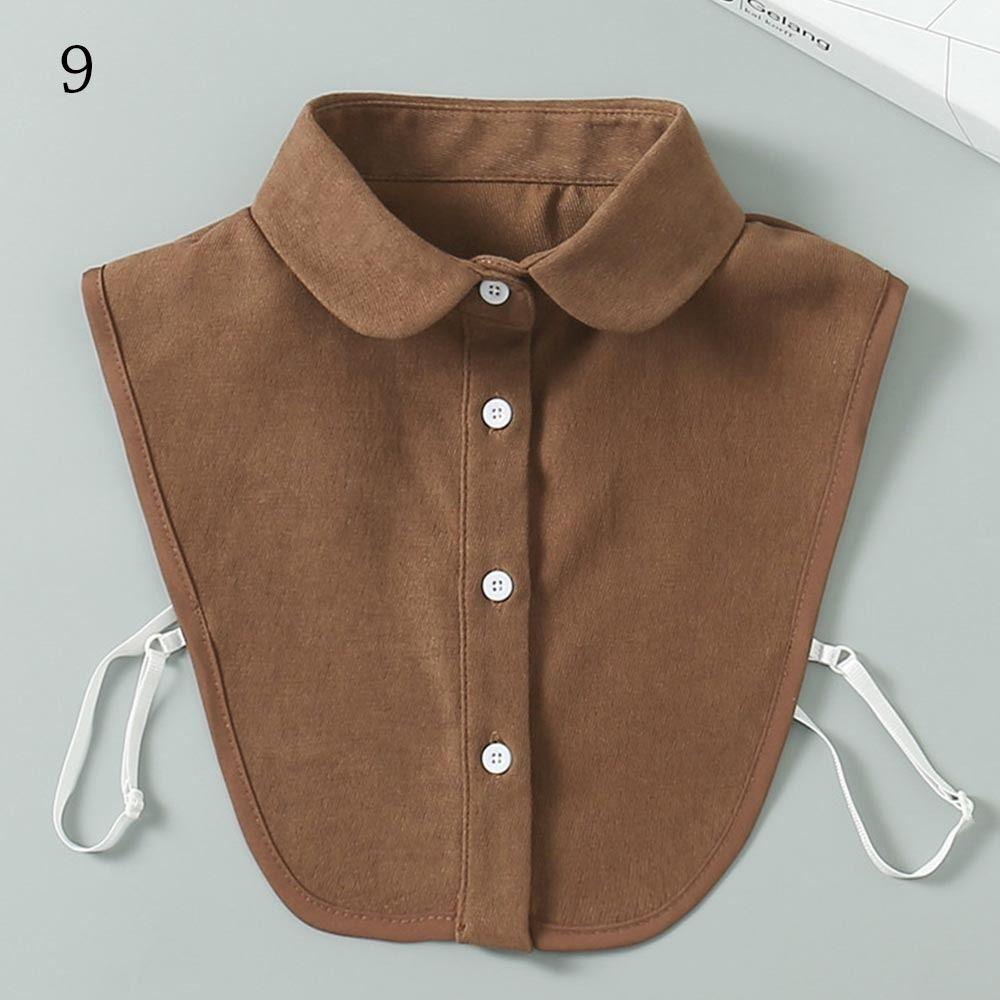 Классический женский хлопковый кружевной накладной воротник в винтажном стиле, съемный аксессуар для одежды, лацкан для блузки, топа, рубашки, ложный воротник, дропшиппинг