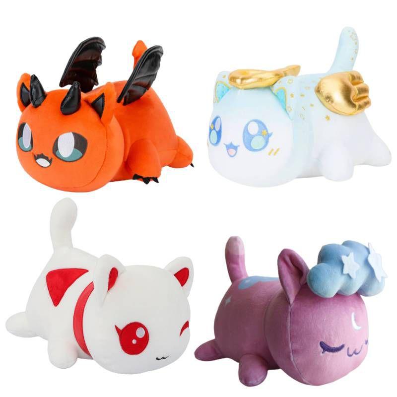 Милая плюшевая игрушка кошка Афмау, мягкая и светящаяся набивная подушка для фанатов, коллекционеров и детей