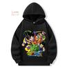 Худи с капюшоном для аниме 3-14 лет DragonBall Мужская одежда Худи Goku Мужская Спортивная Идеально для повседневной носки на улице Мужская толстовка с капюшоном