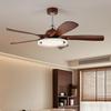Nordic Retro Inverter Ceiling Fan Light 2025 for Living Room, Bedroom, Restaurant - Chinese Style