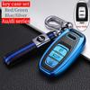 ТПУ + кожаный чехол для дистанционного смарт-ключа автомобиля для A1 A3 A4 A5 A6 A7 A8 Qu/attro Q3 Q5 Q7 2009-2015, аксессуары