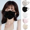 50pcs Morandi Color Anti Dust Mask V-face Protective Face Cover Women Female Disposable Face Mask