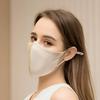 Women's Real Silk 3D Sunscreen Face Mask - Breathable, Washable, Adjustable Ear Straps