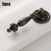 2pcs Vintage Single Hole Zinc Alloy Cabinet Door Handle, Drawer, Clothing Cabinet Handle