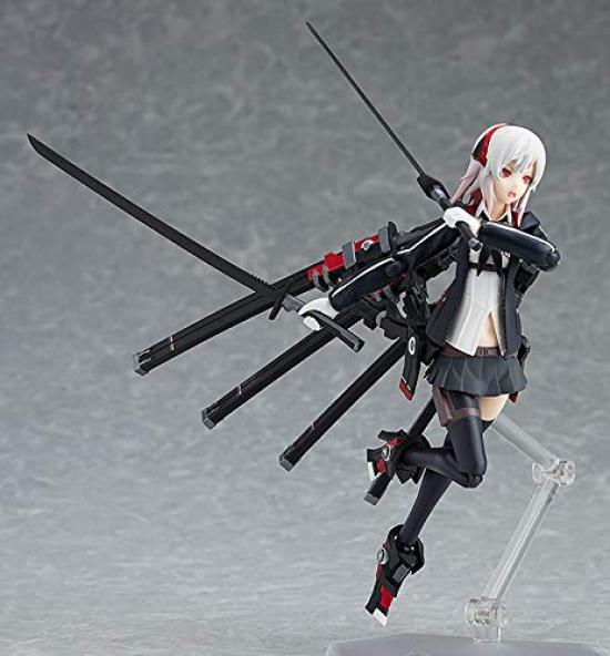 Figma Тяжеловооруженная школьница Ши, раскрашенная подвижная фигурка, немасштабируемая, ABS и ПВХ