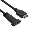 Thzzhnno USB 3.2 Gen 2 C 10Gbps front panel adapter cable 0.5M, motherboard header extension cable, USB 3.1 Type 20 pins from C female Type-E male