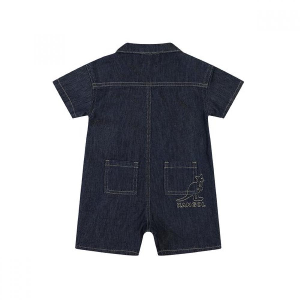 Kangol Kids Denim Jumpsuit Sb 0d16 Navy