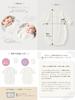 Baby Newborn Made in Japan Cotton Spring Summer Autumn Lacy Knit Dress Hat Set Ceremony Dress Shrine Visit White [ANGELIEBE] 100% & 50-70 (Crew)