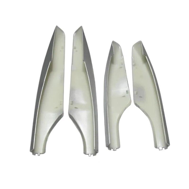 Серебристая крышка багажника на крышу, передняя и задняя, черная, багажник на крышу, защитная планка, конец рейки на крышу для Nissan Patrol Y62 2010-15 2016 2017