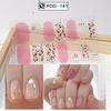 Semi Cured Nail Patch Floristic Nail Art Stickers INS Trendy Gel Nail Stickers  DIY Nail Art Making