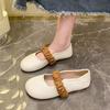 Evening Wind Mary Jane Shoes Women's 2025 Summer Versatile Flat-soled Single Shoes Gentle Temperament Soft Sole Comfortable Grandma Shoes