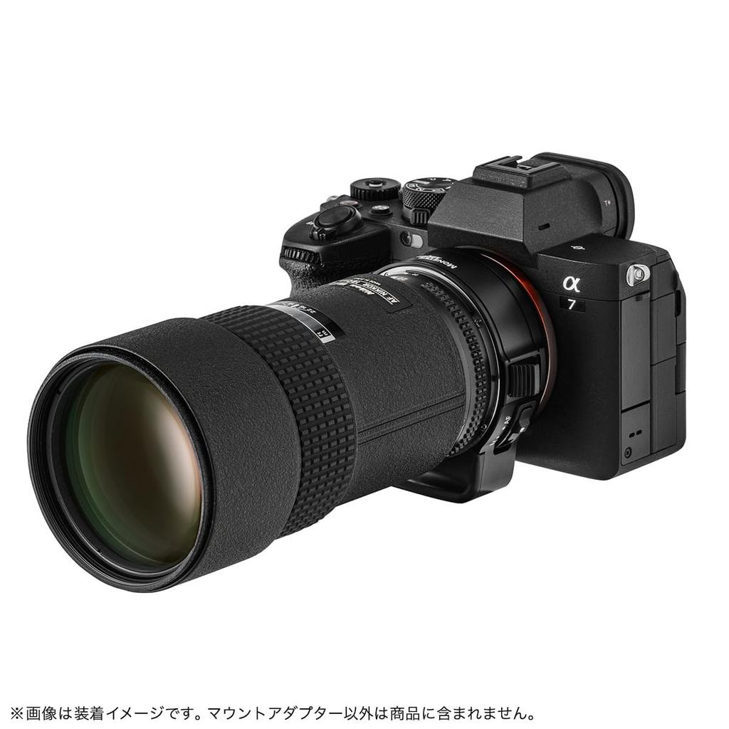 Адаптер-крепление MonsterAdapter Electronic Lens to для Sony E с поддержкой LA-FE2 (Переходник Nikon F-Mount на E-Mount) Совместимый, AE/AF