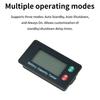 Adjustable 8-120V LCD Display Digital Volt Meter Capacity Tester Temperature Gauge For Electric Vehicles Scooter