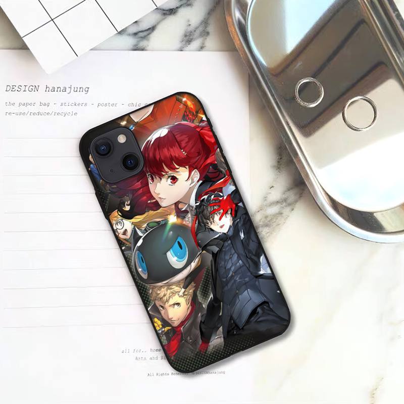 Чехол Persona5 The Royal Game Phone для iPhone 11 12 Mini 13 14 Pro XS Max X 8 7 6s Plus 5 SE XR Shell