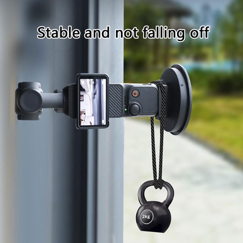 Легкая магнитная подставка-адаптер для камер Pocket3, отличающаяся прочной металлической конструкцией и универсальным портом.