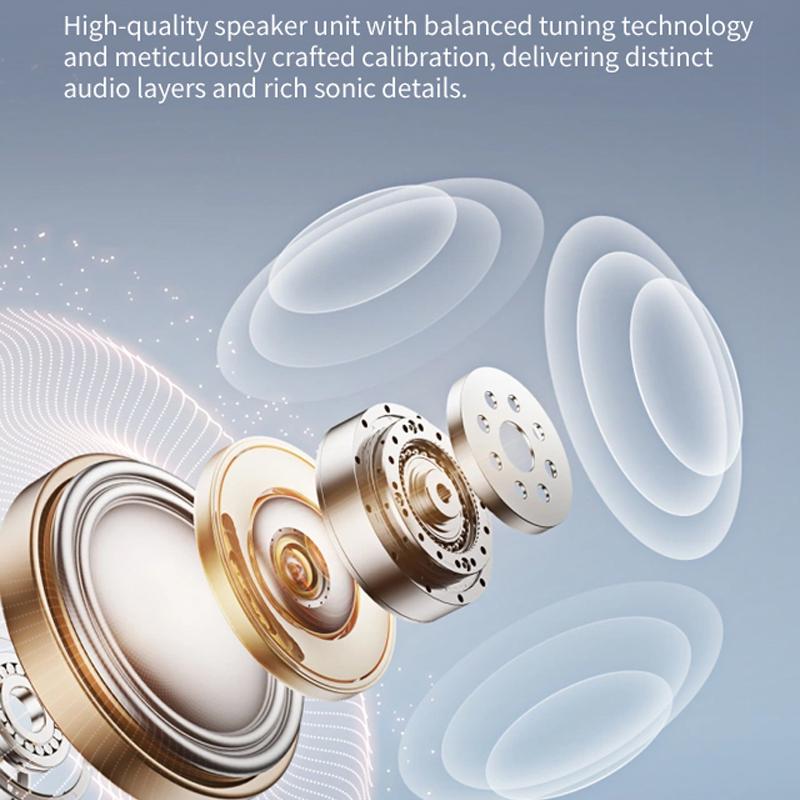 D70Pro Петличные Бизнес Bluetooth 5.4 Наушники Время разговора/музыки 36 часов Светодиодный цифровой дисплей С микрофоном Гарнитура с шумоподавлением