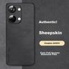 OnePlus ACE2V Phone Case, 1+ ACE2v Protective Cover, Shockproof, Full Lens Protection, Soft, Simple Luxury Silicone Outer Case,n, Leather Cover, Black
