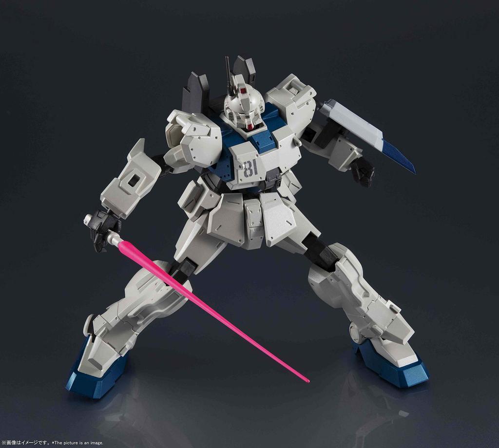 TAMASHII NATIONS GUNDAM UNIVERSE Мобильный доспех Гандам 08-й взвод МС RX-79[G]Ez-8 GUNDAM Ez8 приблизительно. Подвижная фигура, окрашенная в цвет АБС и ПВХ, 150 мм.