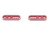 SQUARE 5mm Pitch Straight Stay (Red) SGX-67R