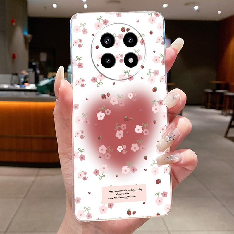 For Realme 13 Plus Phone Case Realme 13 Pro Plus Pro+ Protective Cases For Realme 13+ Flower Butterfly Soft Silicone TPU Cover