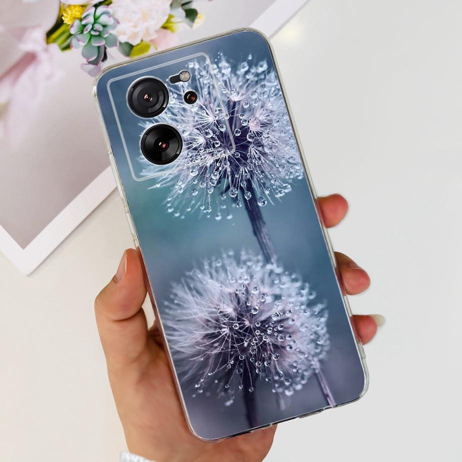 Чехол для Xiaomi 13T Pro Роскошная окрашенная задняя крышка Прозрачный силиконовый чехол для телефона Для Xiaomi Mi 13T Pro 13TPro Мягкие чехлы Сумки 6.67''