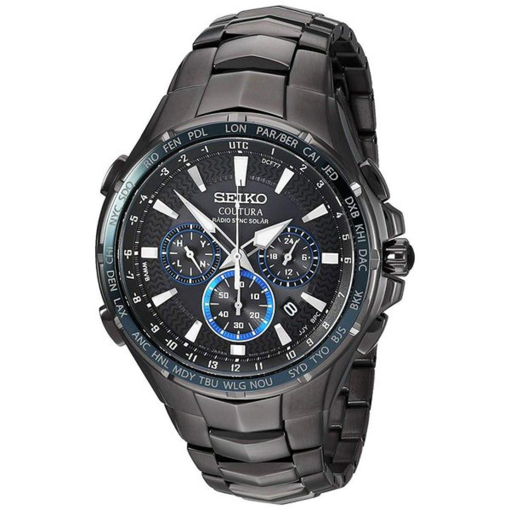Seiko SSG021 Coutura Solar Radio World Time Chronograph Men's [Товар]