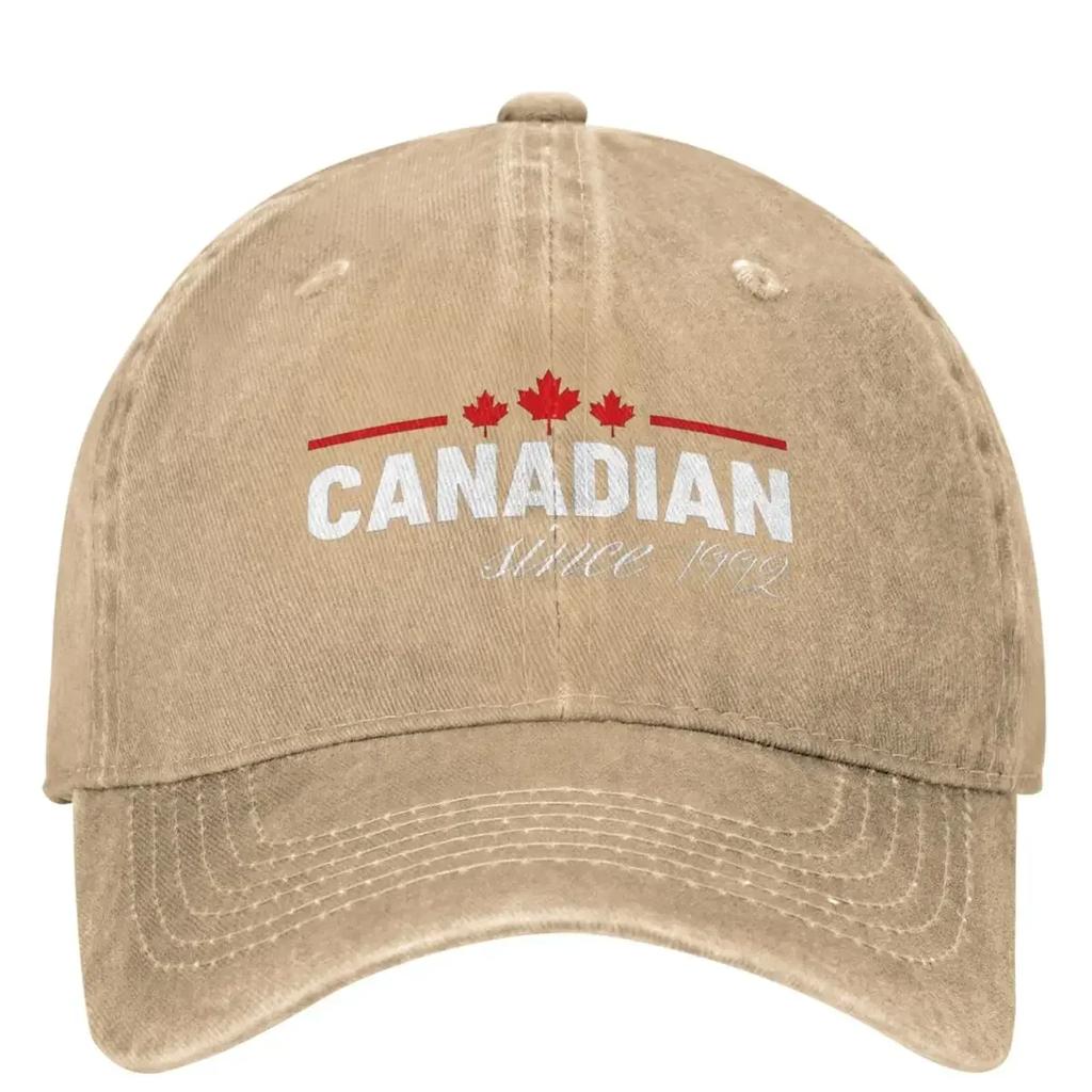 Canadian Since Baseball Cap Canada Flag Couple Women Sunshade Trucker Hat Summer Fashion Tennis Skate Snapback Cap