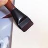 Ультратонкая кисть для тональной основы с плоской головкой Кисть для контурирования лица Деревянная ручка Кисть для макияжа Растушевка тонального крема Кисти для макияжа