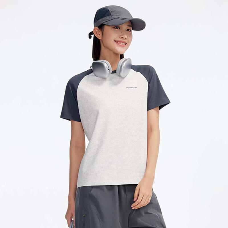 Pioneer Camp Women's Color-Block Quick-Dry Round Neck T-Shirt GTS607001