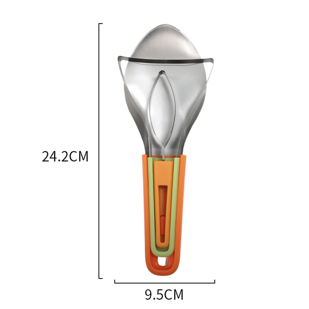 3-в-1 Слайсер для манго, Овощечистка, Слайсер для фруктов с лезвием из нержавеющей стали, Инструмент для удаления косточек, для резки арбуза, слайсеры для персиков и многое другое