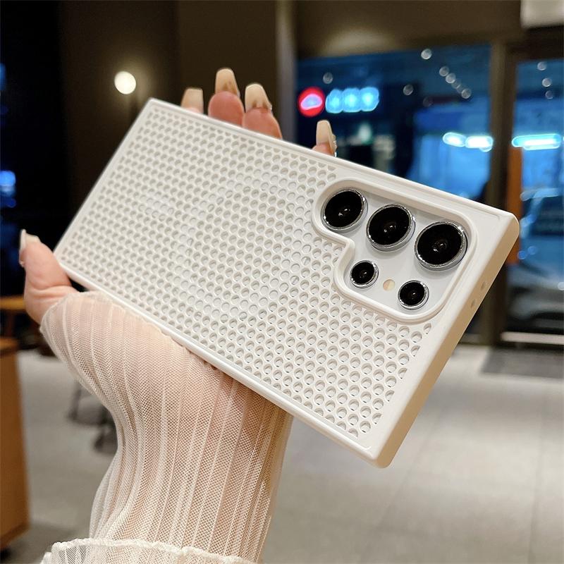Теплоотводящий магнитный чехол Magsafe для Samsung Galaxy S25 S24 S23 FE S22 Ultra Plus охлаждающий дышащий чехол для беспроводной зарядки